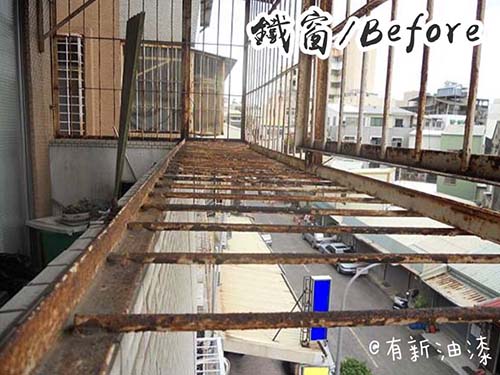 台北油漆-鐵窗油漆