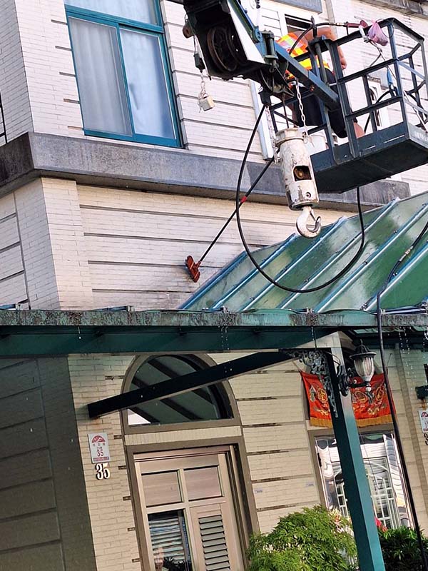 宜蘭市社區外牆高壓沖洗