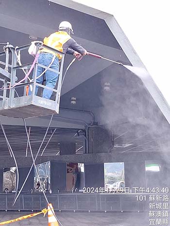 宜蘭蘇澳鎮外牆清洗