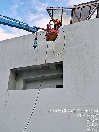 宜蘭蘇澳鎮外牆清洗