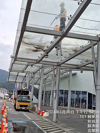 宜蘭蘇澳鎮外牆清洗