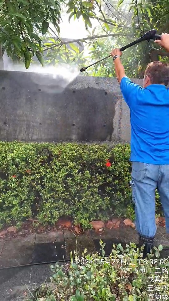 宜蘭五結鄉外牆清洗