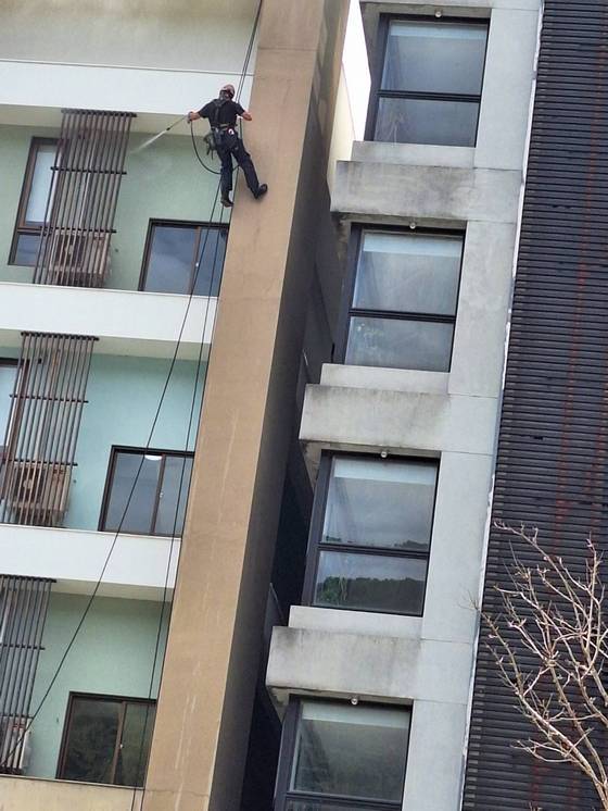 宜蘭礁溪飯店外牆清洗